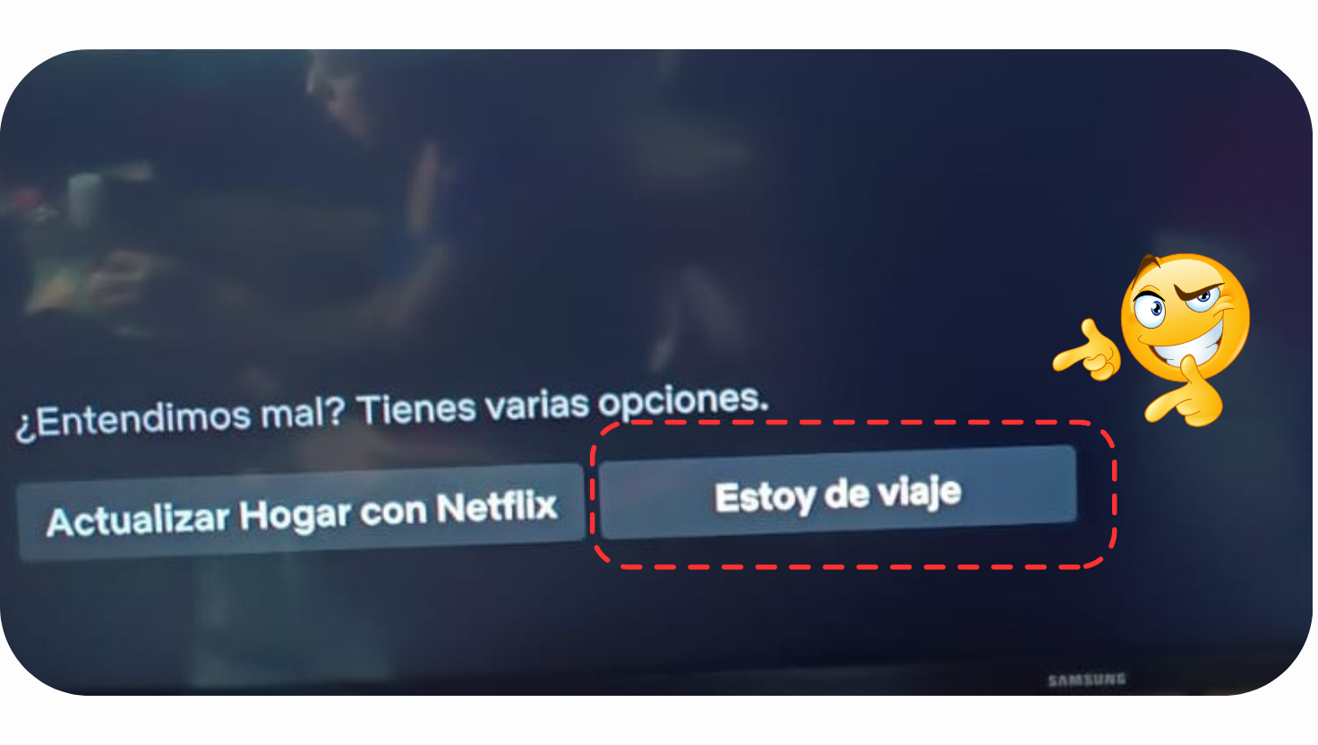 Opciones de Netflix Hogar en TV